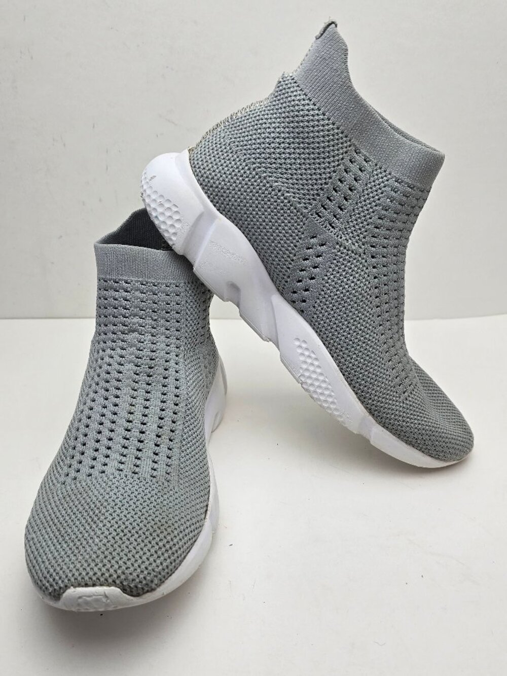 FILA Solarwave Knit High-Top Sock Sneakers Model 5CM00332-063 - Women's Size 9